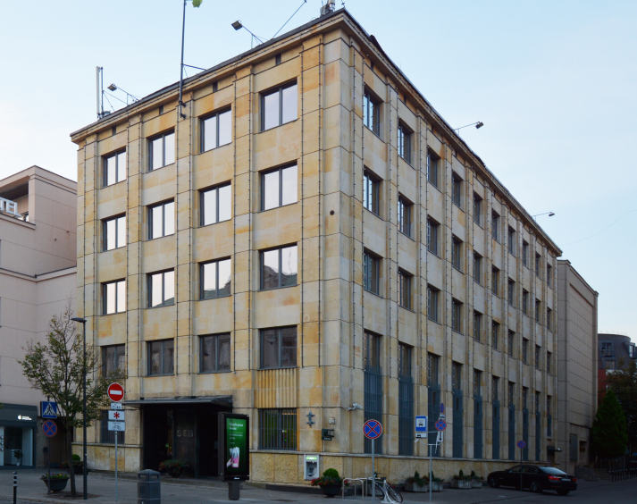 Photo showing Building of the Vilnius Postal Savings Bank