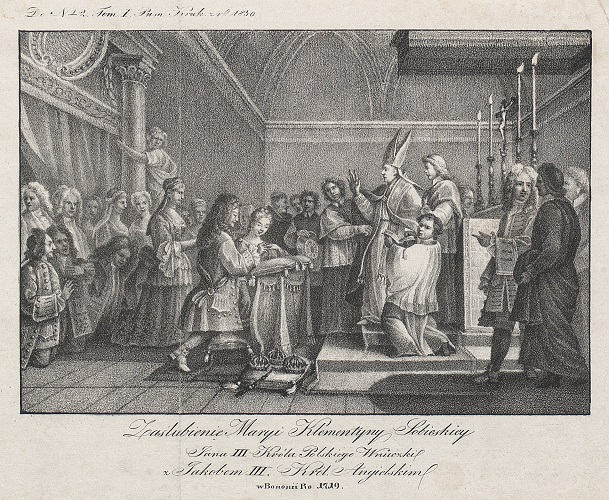 Photo showing Klementyna Maria Sobieska i Jakub Edward Stuart - małżeństwo z przypadku