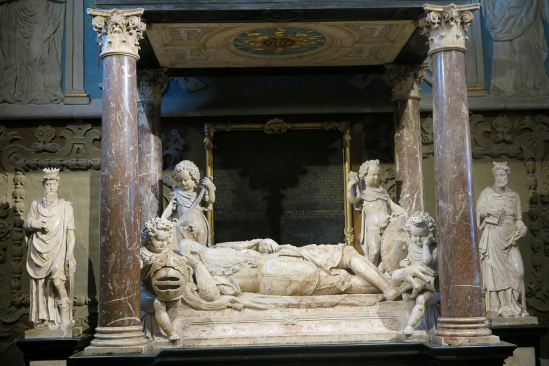 Photo showing Tombstone of Queen Katherine Jagiellon in Uppsala