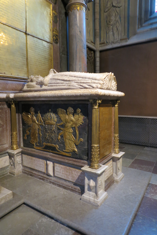 Photo showing Tombstone of Queen Katherine Jagiellon in Uppsala