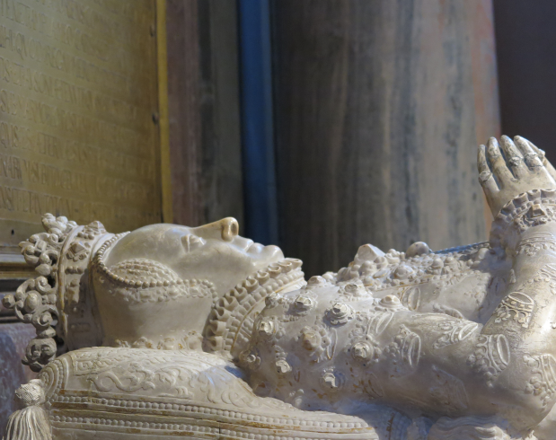 Photo showing Tombstone of Queen Katherine Jagiellon in Uppsala