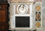 Photo montrant Pierre tombale du cardinal Stanislas Hosius dans la basilique Santa Maria in Trastevere