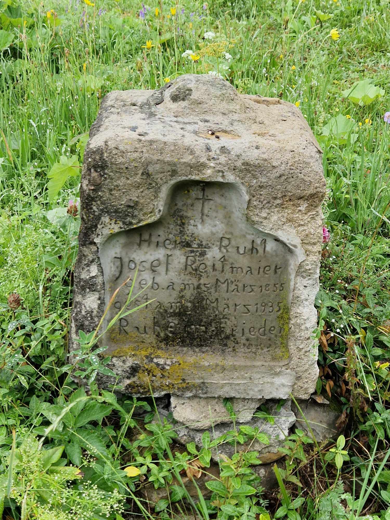 Photo showing Tombstone of Josef Reitmaier
