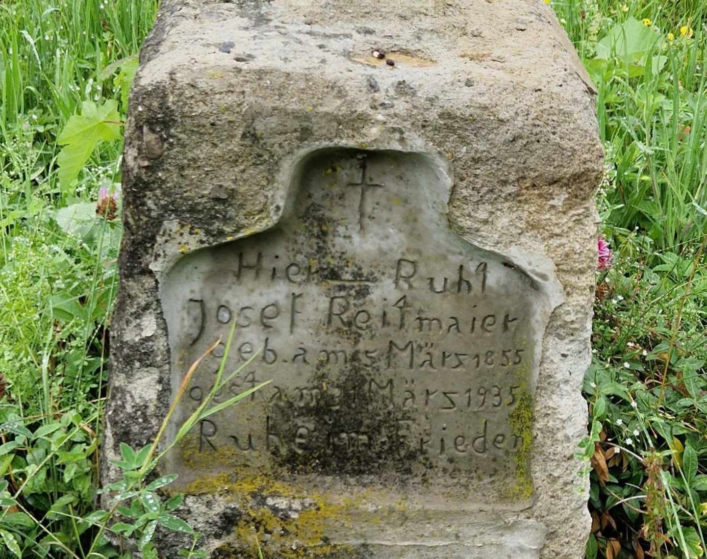 Photo showing Tombstone of Josef Reitmaier
