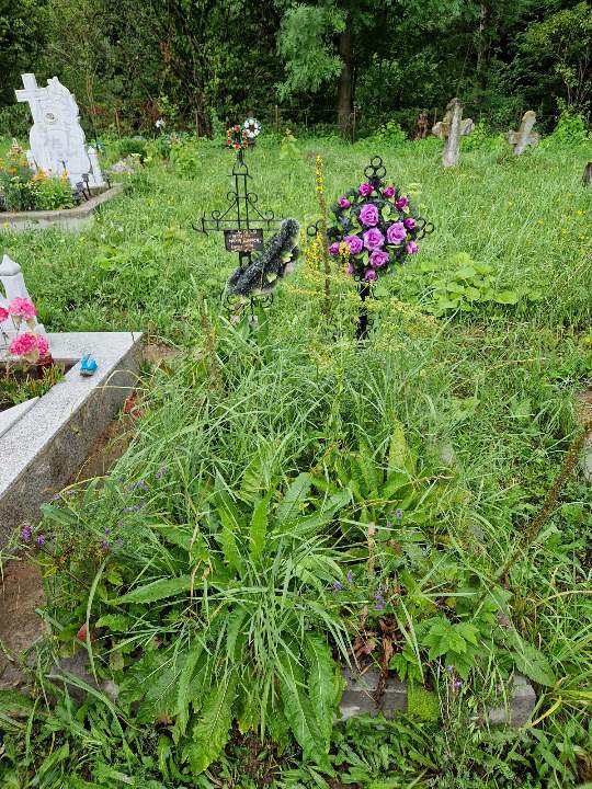 Photo montrant Pierre tombale de Maria et Joseph Swancar