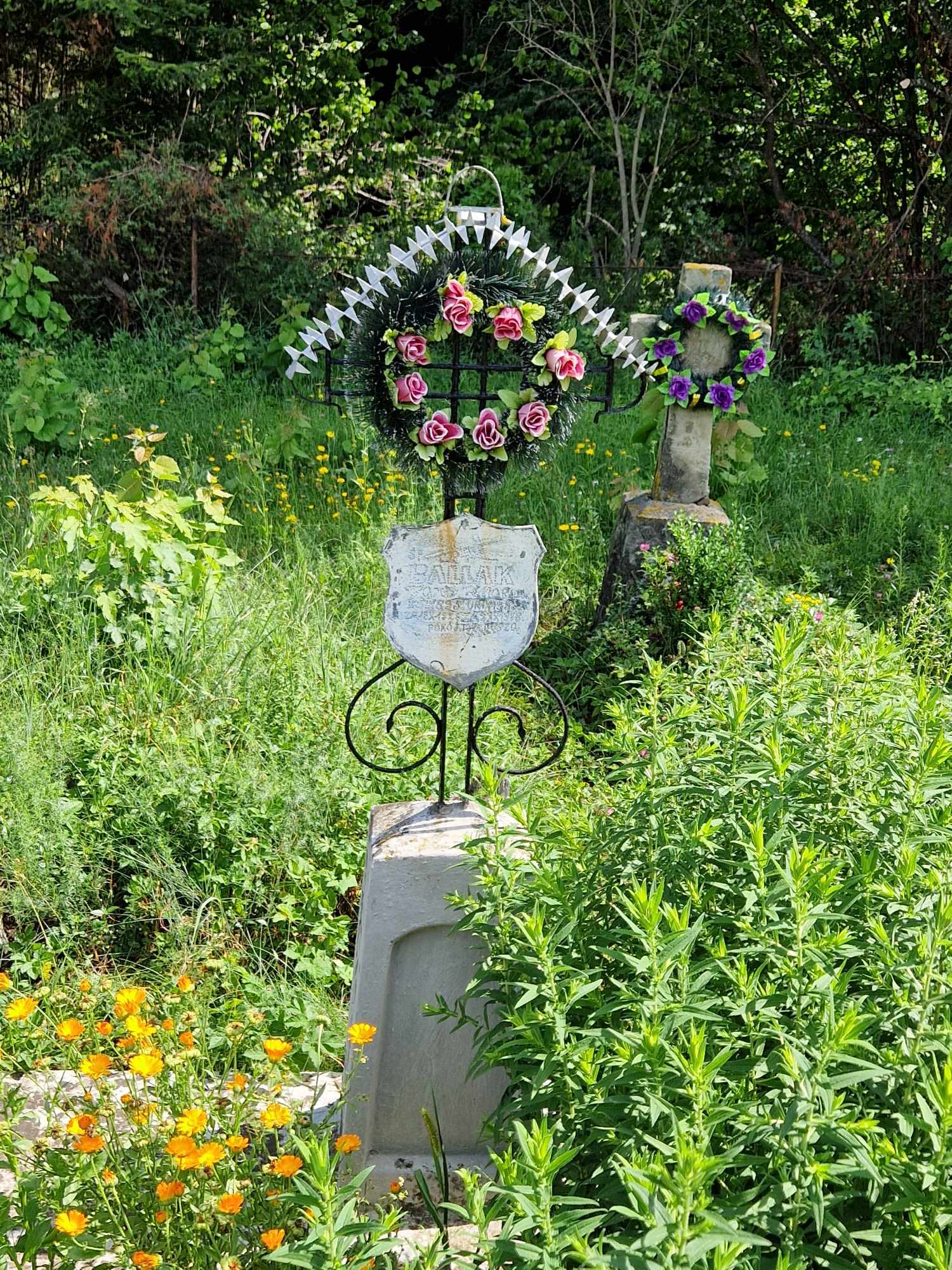 Photo showing Tombstone of Jan and Maria Ballak