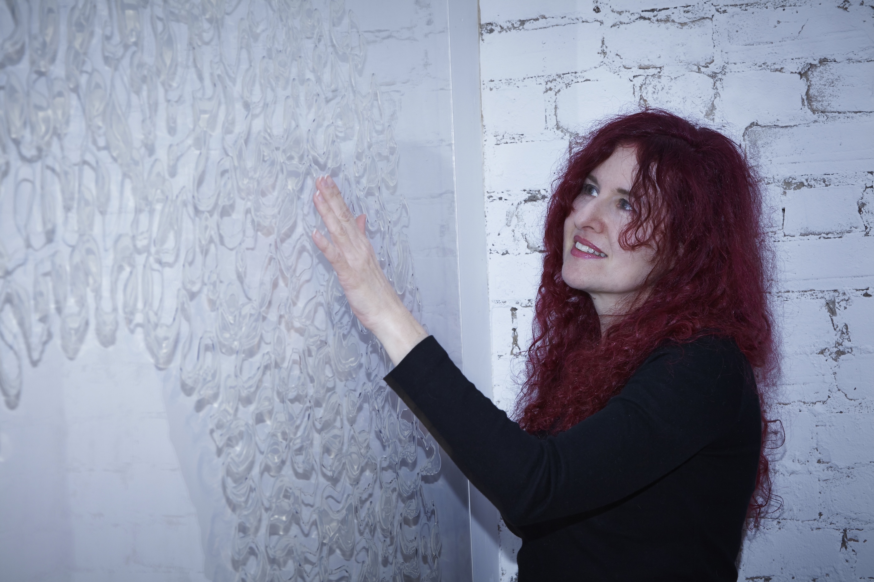 Photo montrant Anna Machudera - peintre et artiste des formes spatiales
