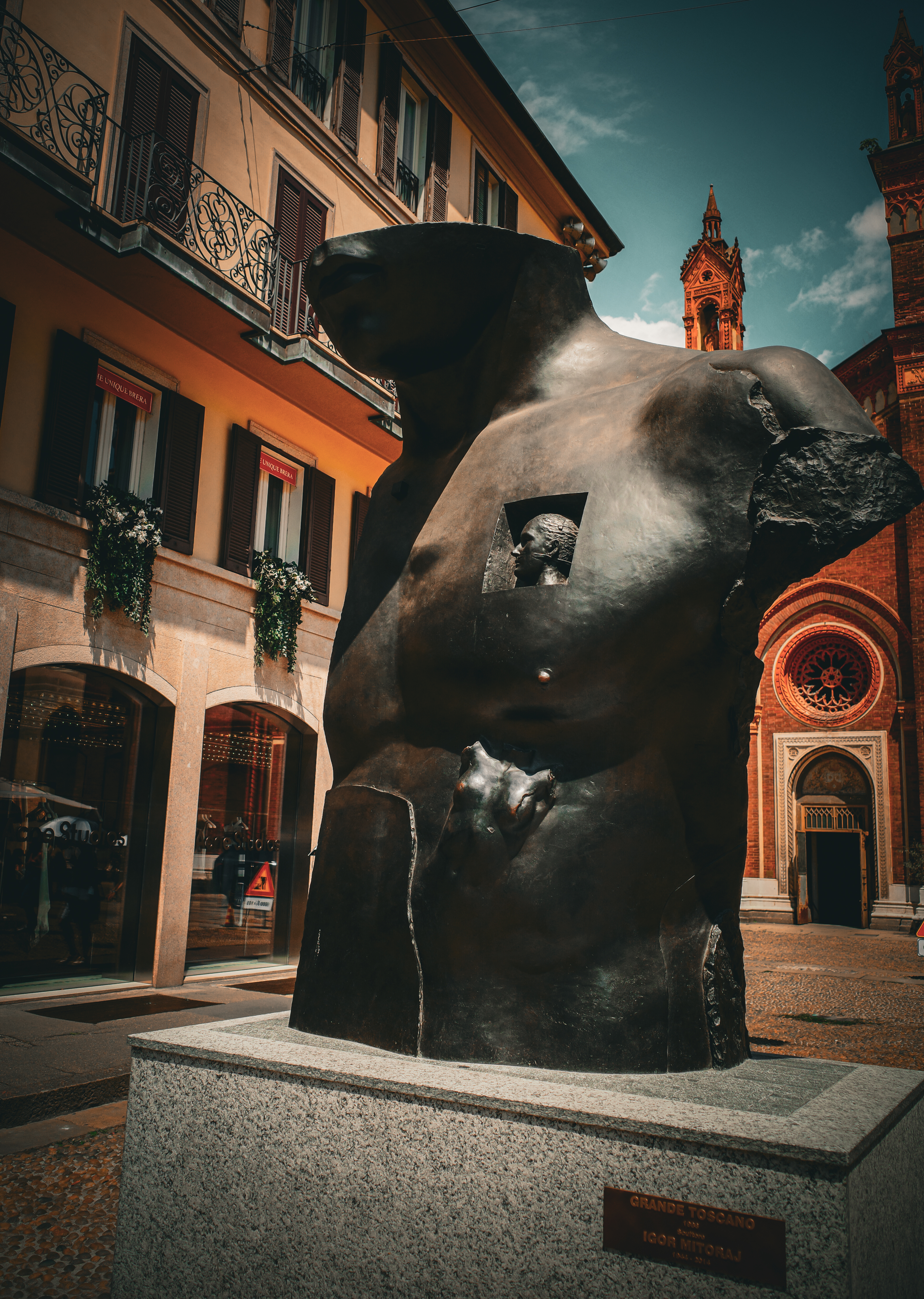 Photo showing Catalogue of Igor Mitoraj\'s sculptures outside Poland