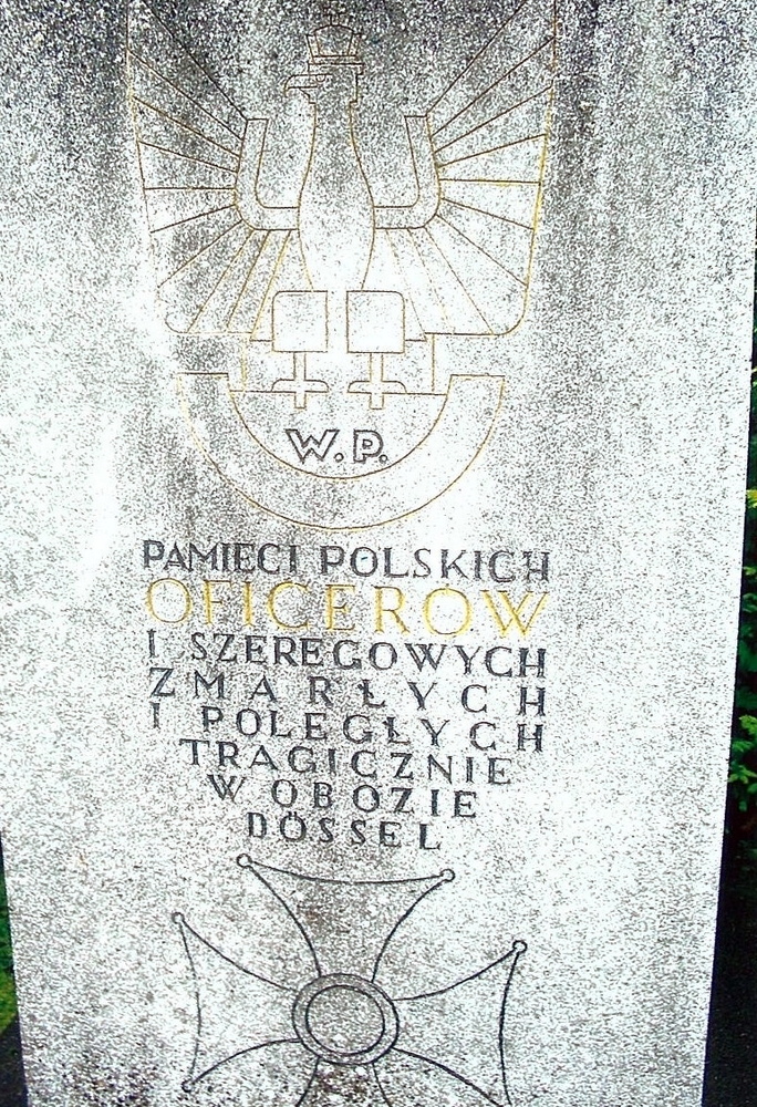 Photo showing Groby polskich żołnierzy i oficerów z Oflagu VI B