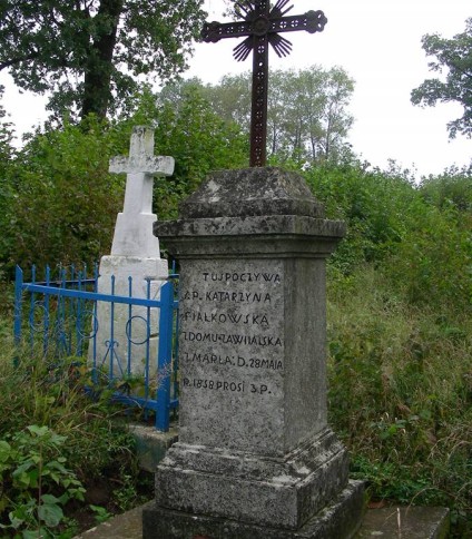 Nagrobek Katarzyny Fiałkowskiej, cmentarz w Potoku Złotym, stan z 2006