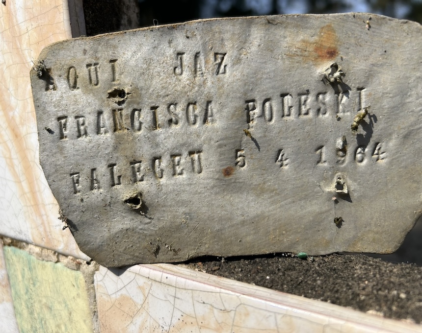 Fotografia przedstawiająca Nagrobek Franciszki Poleskiej