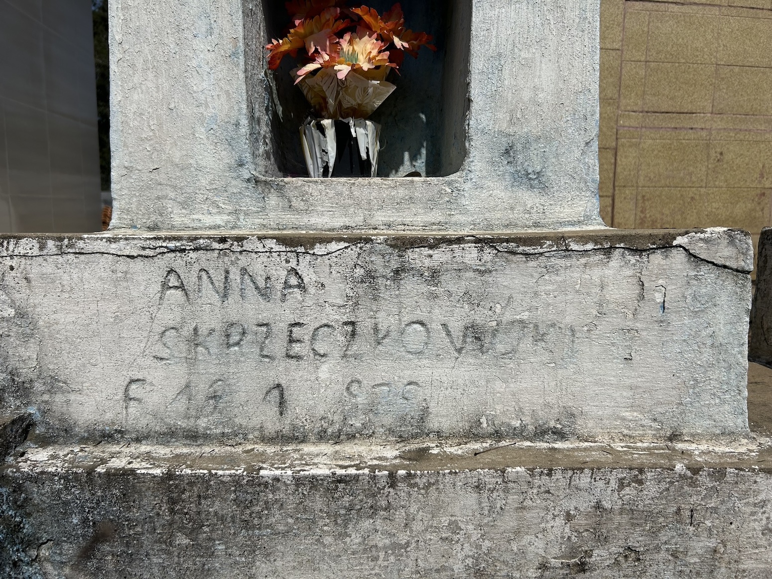 Photo showing Nagrobek Anny i Wacława Skrzeczkowskich