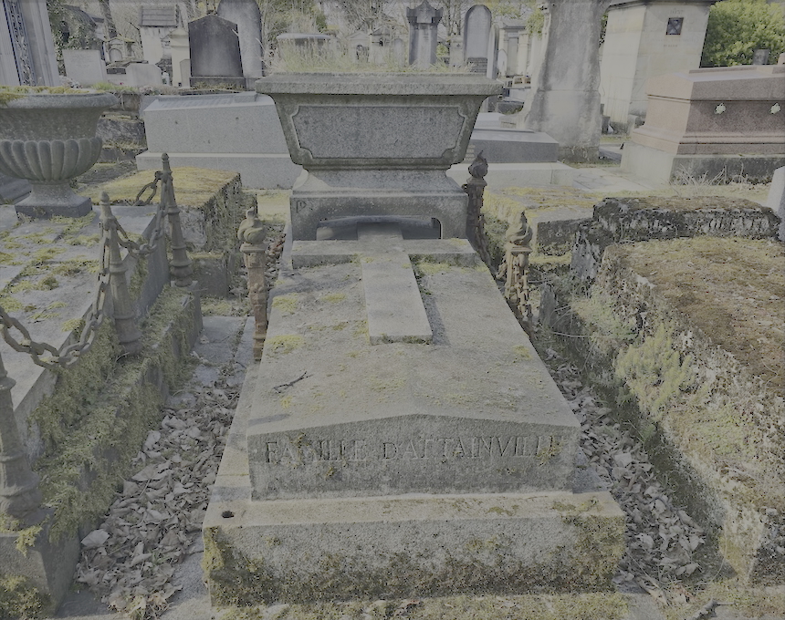 Photo showing Nagrobek rodzin d\'Attainville i Poujade oraz Rogera i Władysława Jaworowskich