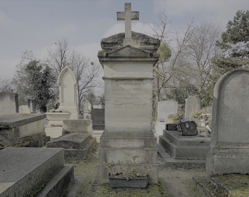 Photo showing Nagrobek Kacpra i Marie Saskich