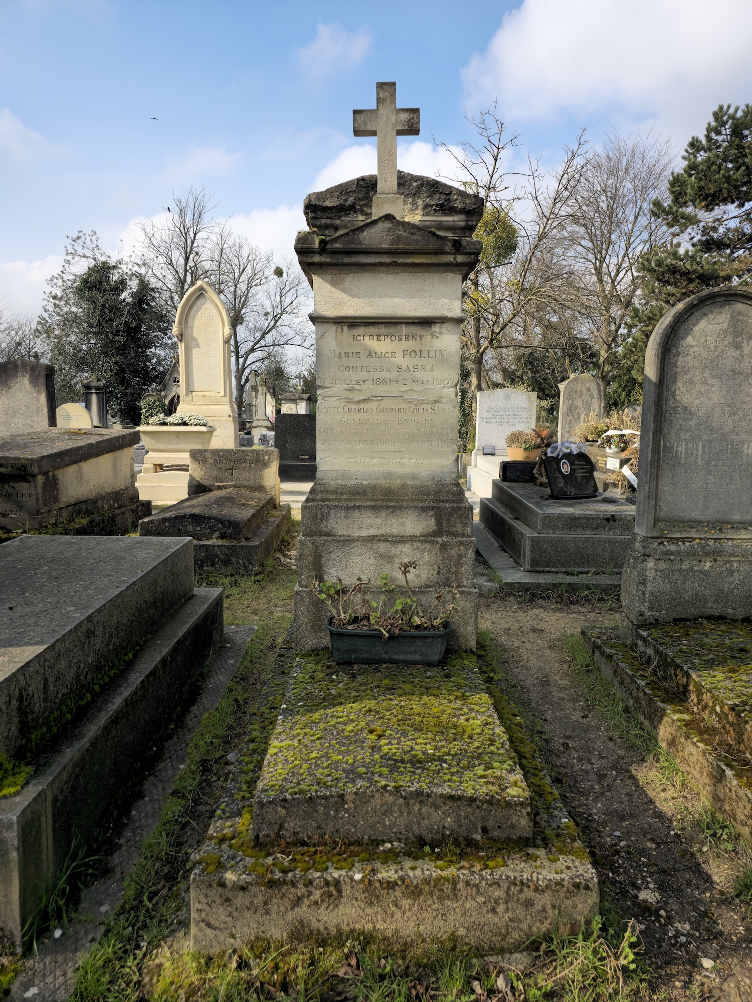 Photo showing Nagrobek Kacpra i Marie Saskich