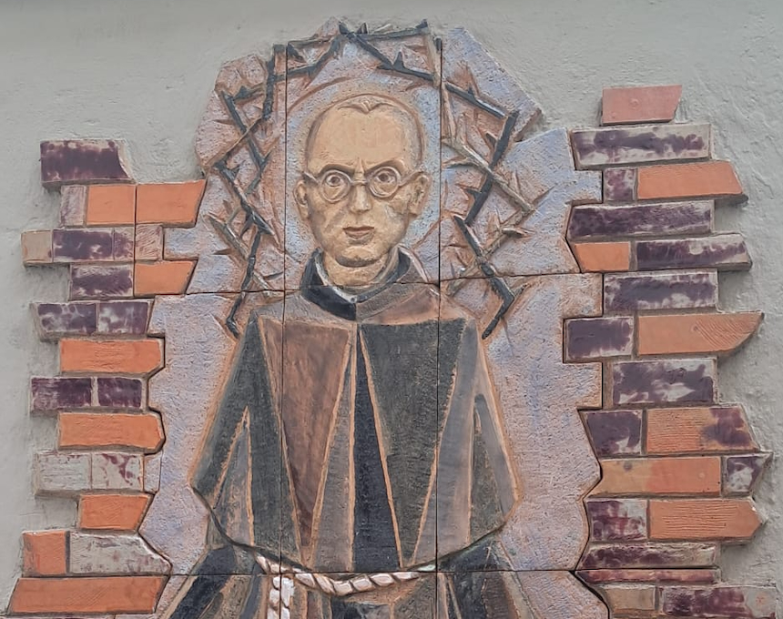 Photo montrant Upamiętnienie Maksymiliana Kolbego w Mariahilferkirche w Grazu