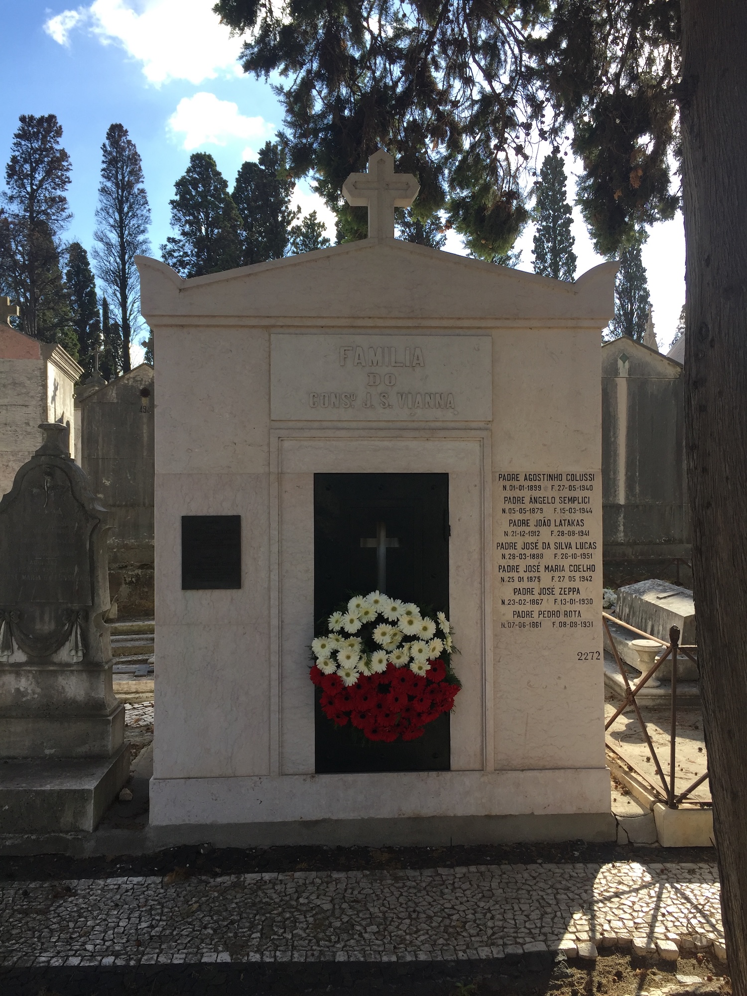 Photo montrant Nagrobek Jana Szembeka na Cmentarzu Prazeres w Lizbonie