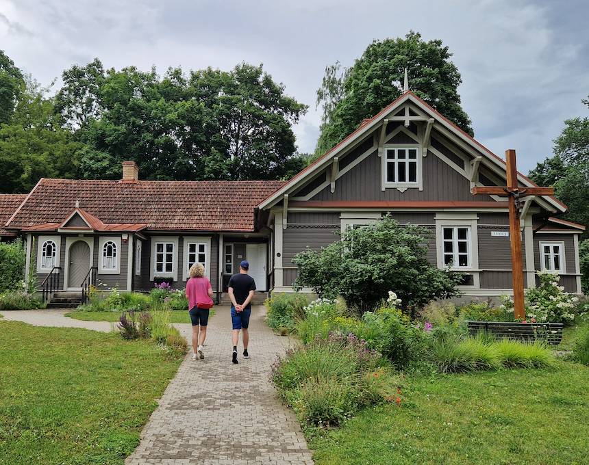 Photo montrant Dom św. Faustyny Kowalskiej w Wilnie