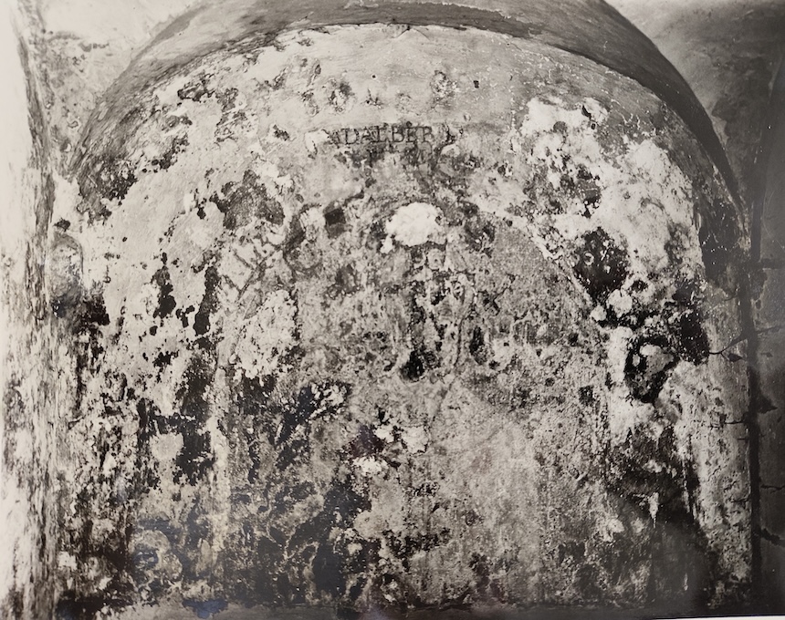 Photo showing Inskrypcja św. Wojciecha w Bazylice św. Bonifacego i Aleksego w Rzymie