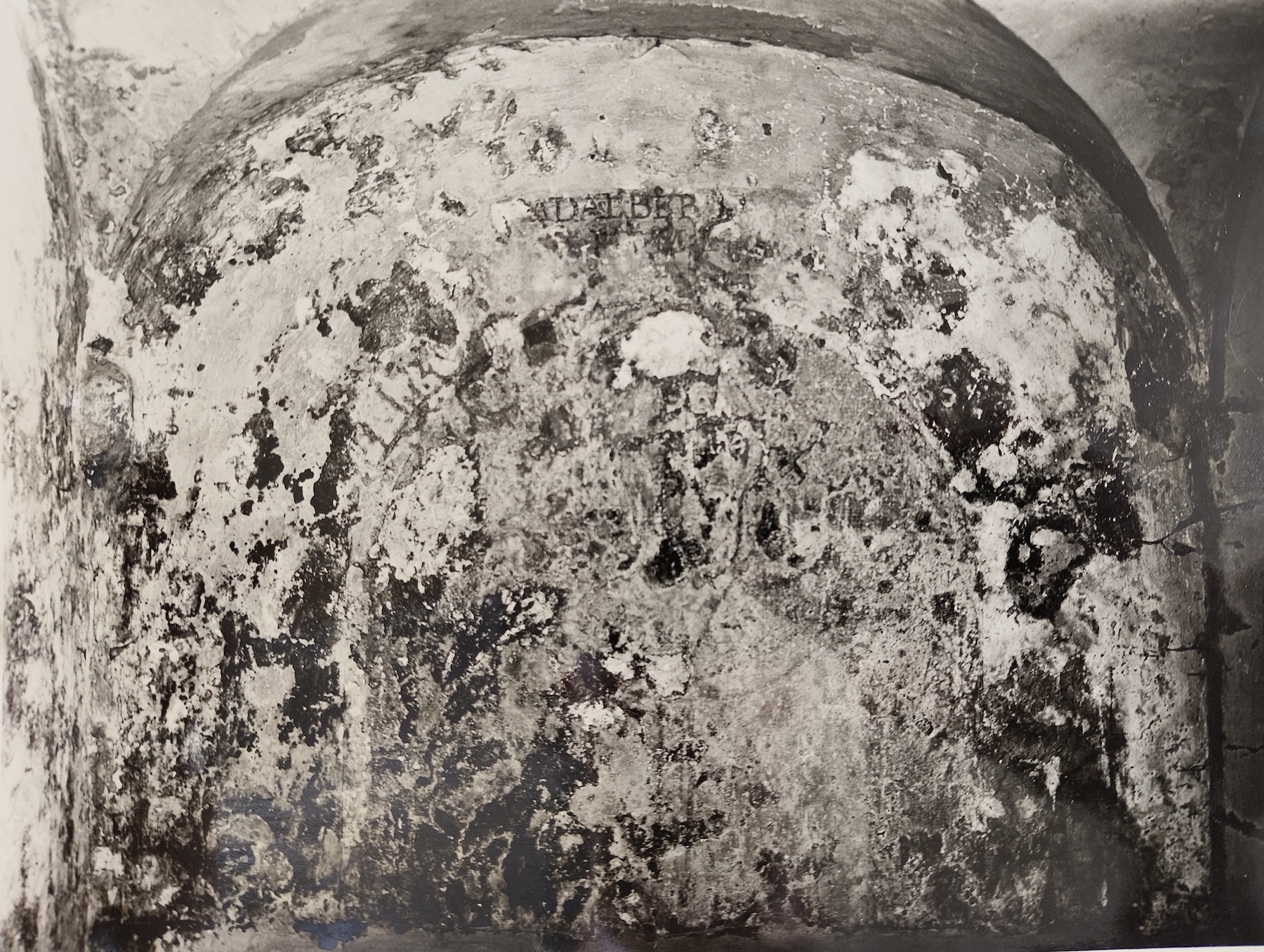 Photo showing Inskrypcja św. Wojciecha w Bazylice św. Bonifacego i Aleksego w Rzymie