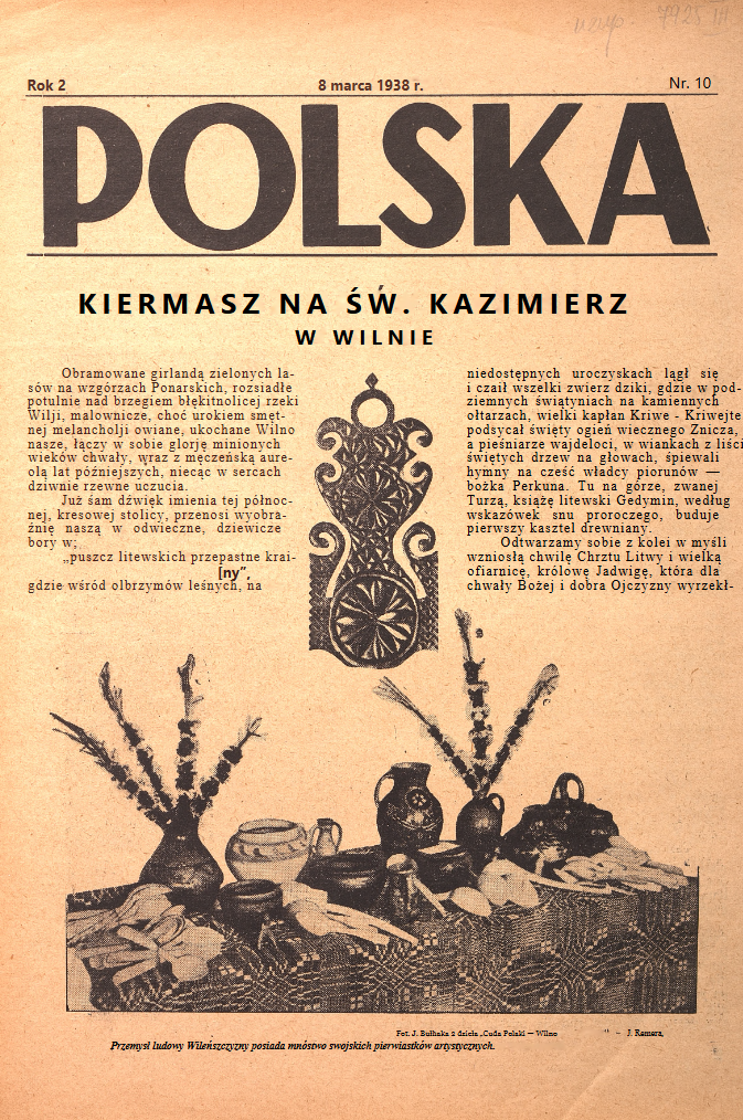 Fotografia przedstawiająca Kiermasz na św. Kazimierza w Wilnie