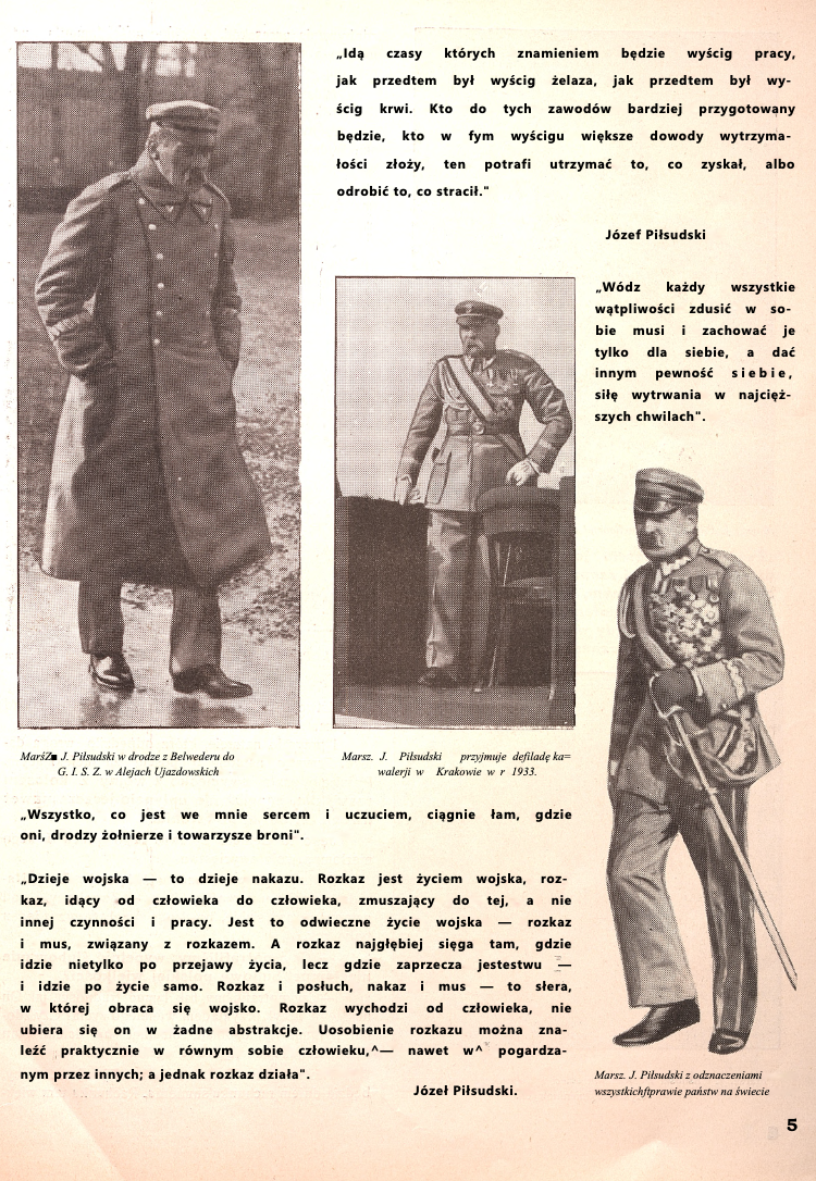 Fotografia przedstawiająca Magadzyn „Polska” z 1936 roku „Miejsca związane z J. Piłsudskim\"