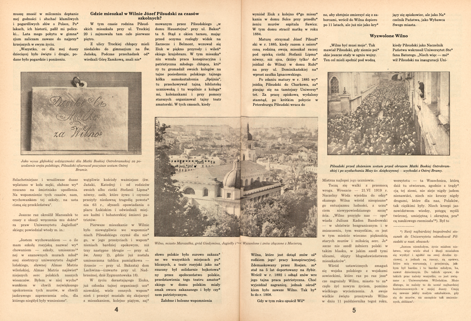 Photo showing Wilno Piłsudskiego