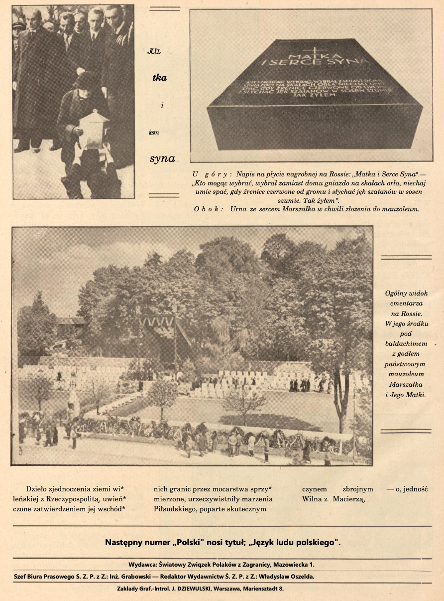 Photo showing Wilno Piłsudskiego