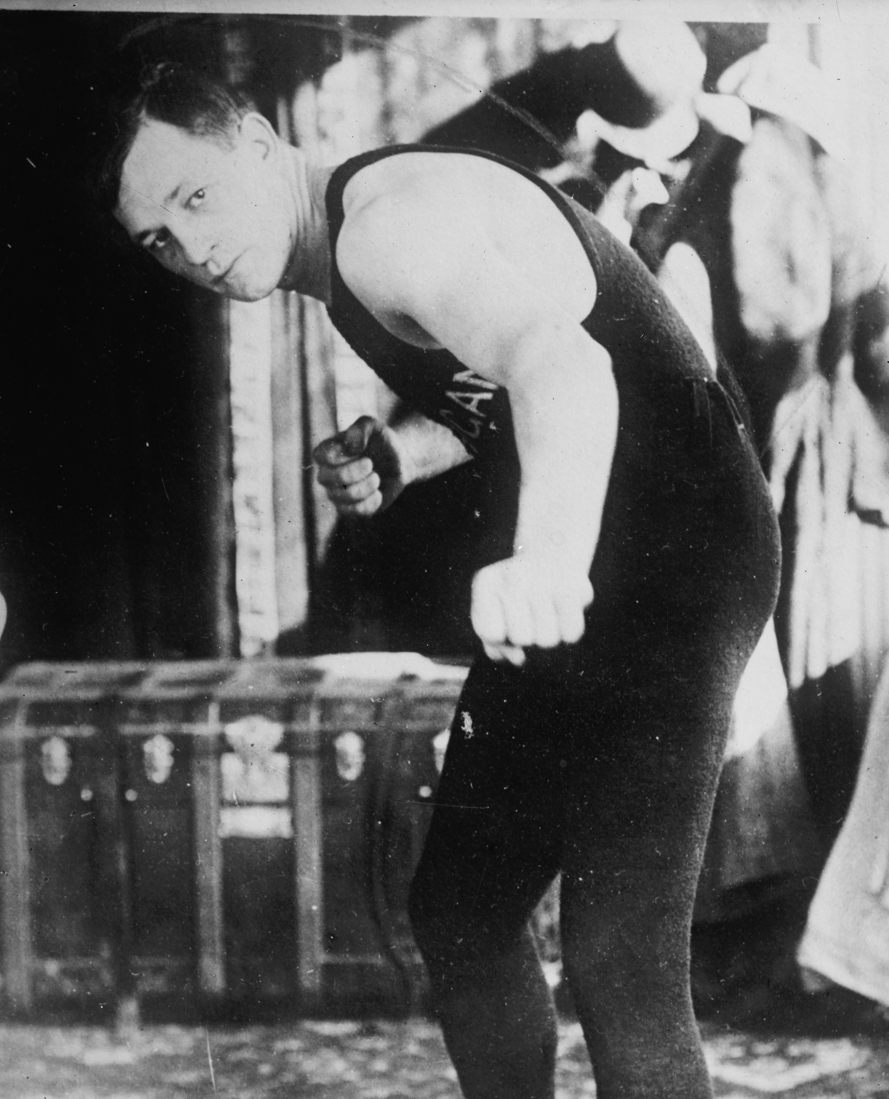 Photo showing Grave of Stanley Ketchel, boxing champion in Holy Cross Cemetery