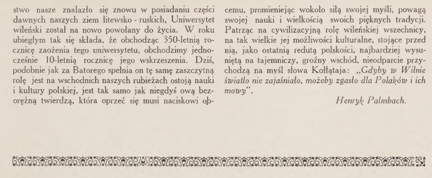 Photo showing Uniwersytet Wileński