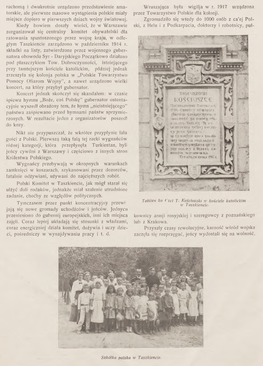 Photo showing Poles in Turkestan