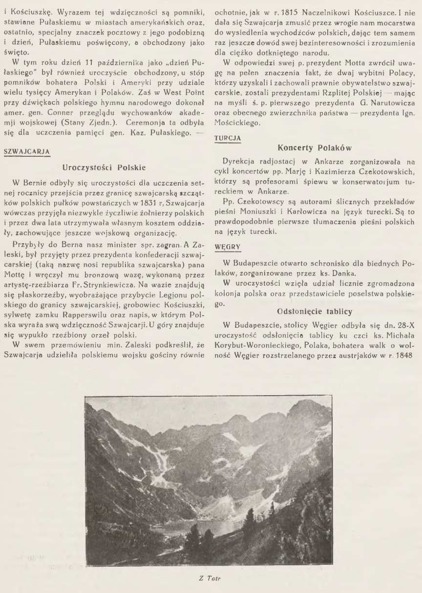 Photo showing From the chronicles of the Polish community: Polish churches in London and Porto Alegre, the first grammar school in the Reich