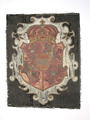 Photo montrant Drapeaux funéraires