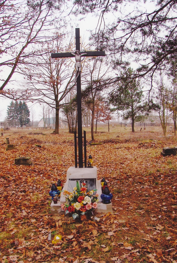 Photo showing Graves of victims of the Ukrainian Insurgent Army (UPA)