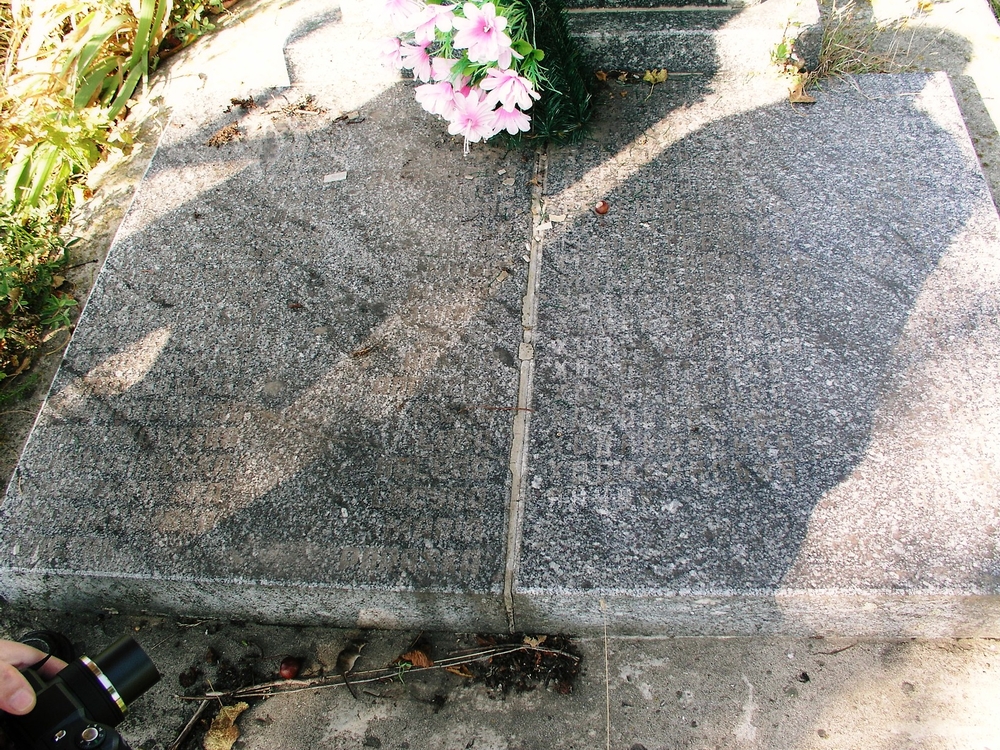 Photo showing Grave of Poles murdered by Germans and Ukrainian police in 1943 in Lidawka