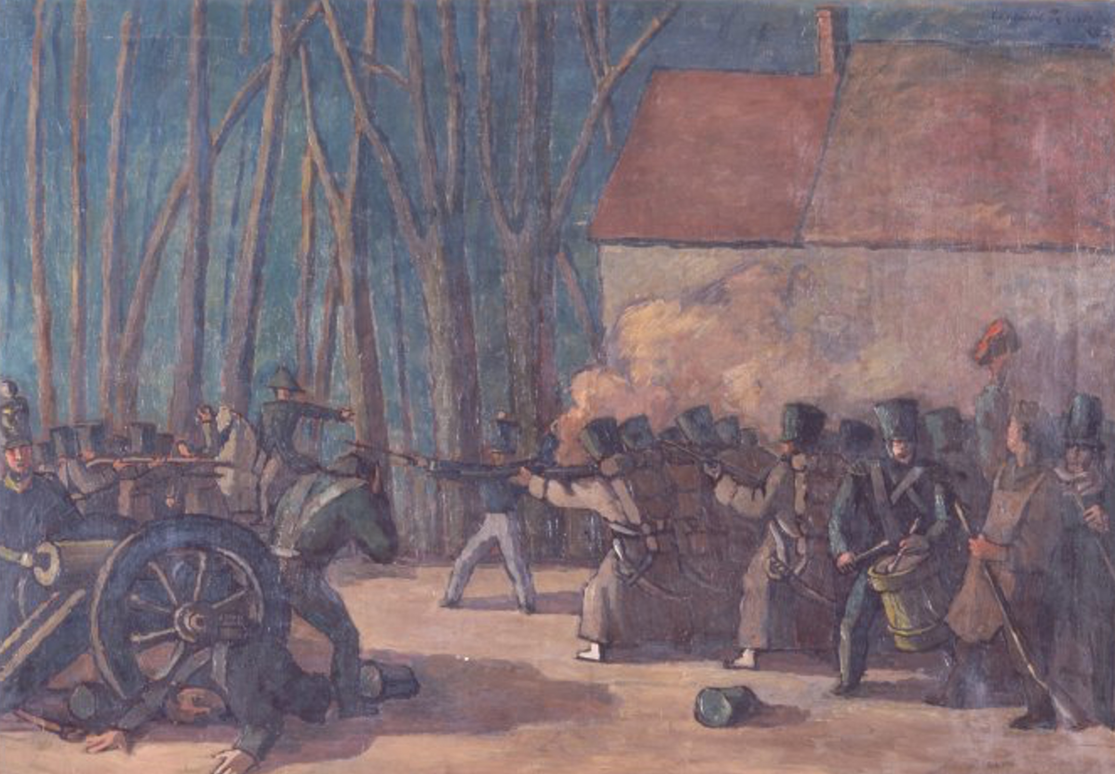 Photo showing Obraz „Obrona Arsenału 1830” Leonarda Pękalskiego