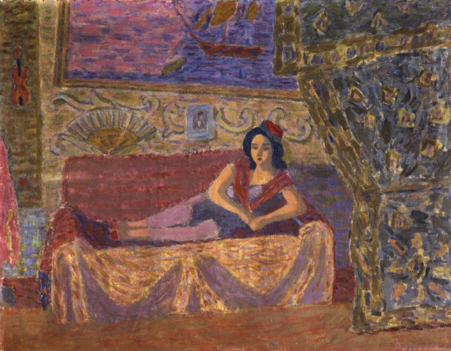 Photo montrant Le tableau « L’Odalisque » de Tadeusz Potworowski