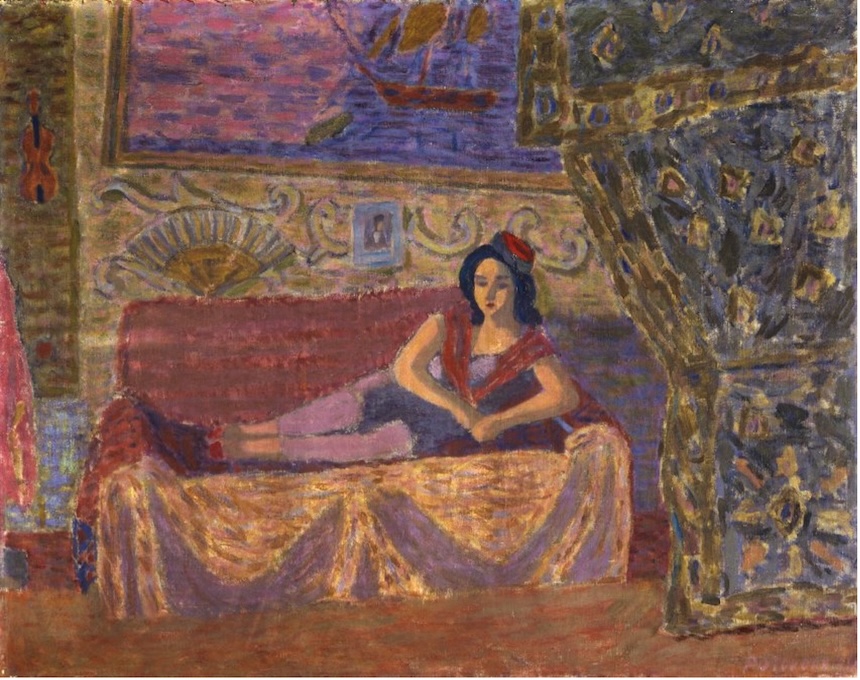 Photo montrant Le tableau « L’Odalisque » de Tadeusz Potworowski