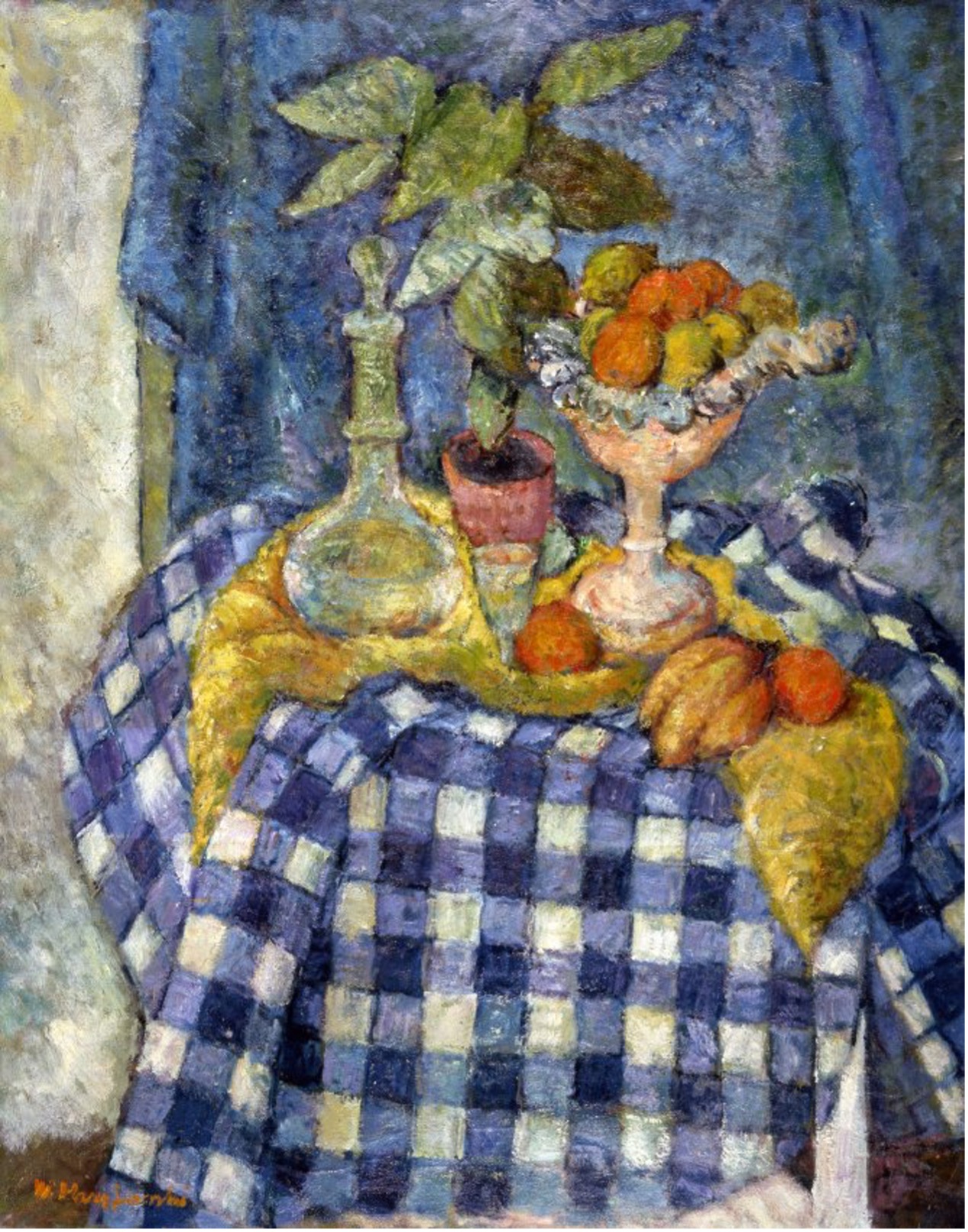 Photo montrant Le tableau « Nature morte » de Władysław Krzyżanowski