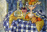 Photo montrant Le tableau « Nature morte » de Władysław Krzyżanowski