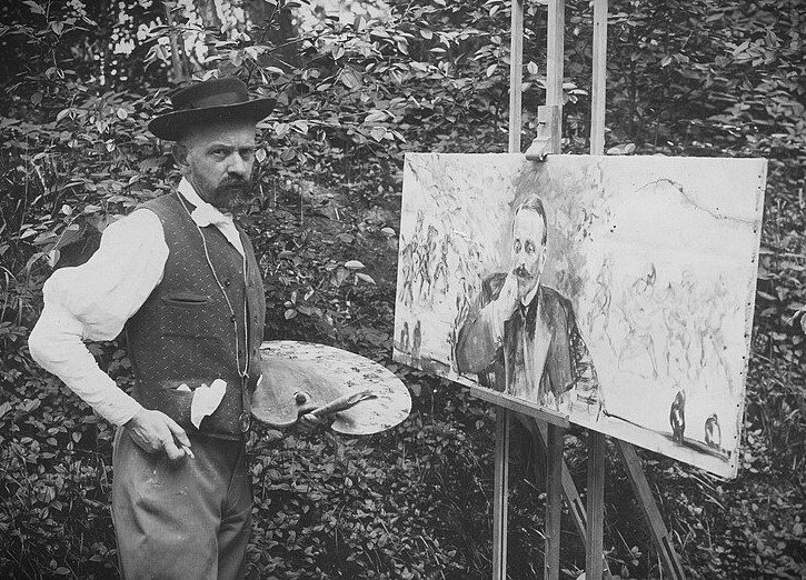 Photo montrant \"Le Christ devant Pilate\" - peinture de Jacek Malczewski de la collection de la Galerie nationale d\'art de Lviv