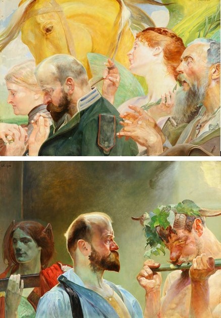 Photo montrant \"Le Christ devant Pilate\" - peinture de Jacek Malczewski de la collection de la Galerie nationale d\'art de Lviv