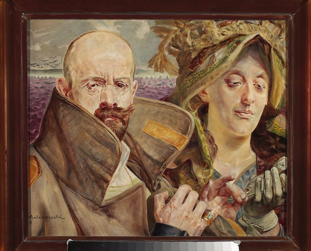 Photo montrant \"Le Christ devant Pilate\" - peinture de Jacek Malczewski de la collection de la Galerie nationale d\'art de Lviv