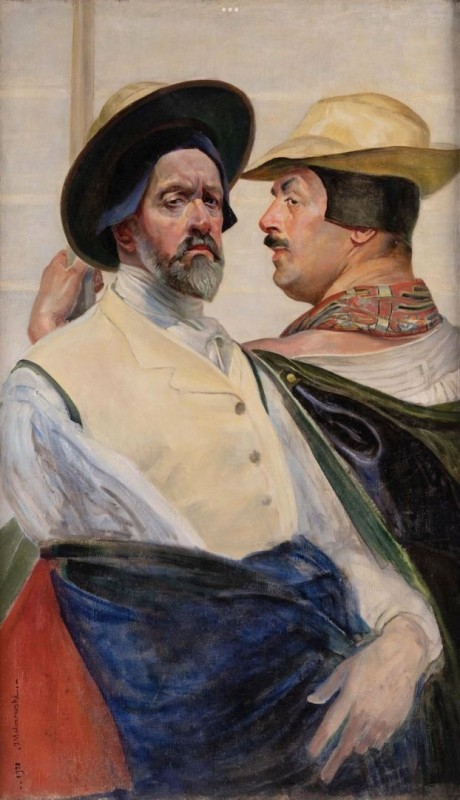 Photo montrant \"Le Christ devant Pilate\" - peinture de Jacek Malczewski de la collection de la Galerie nationale d\'art de Lviv
