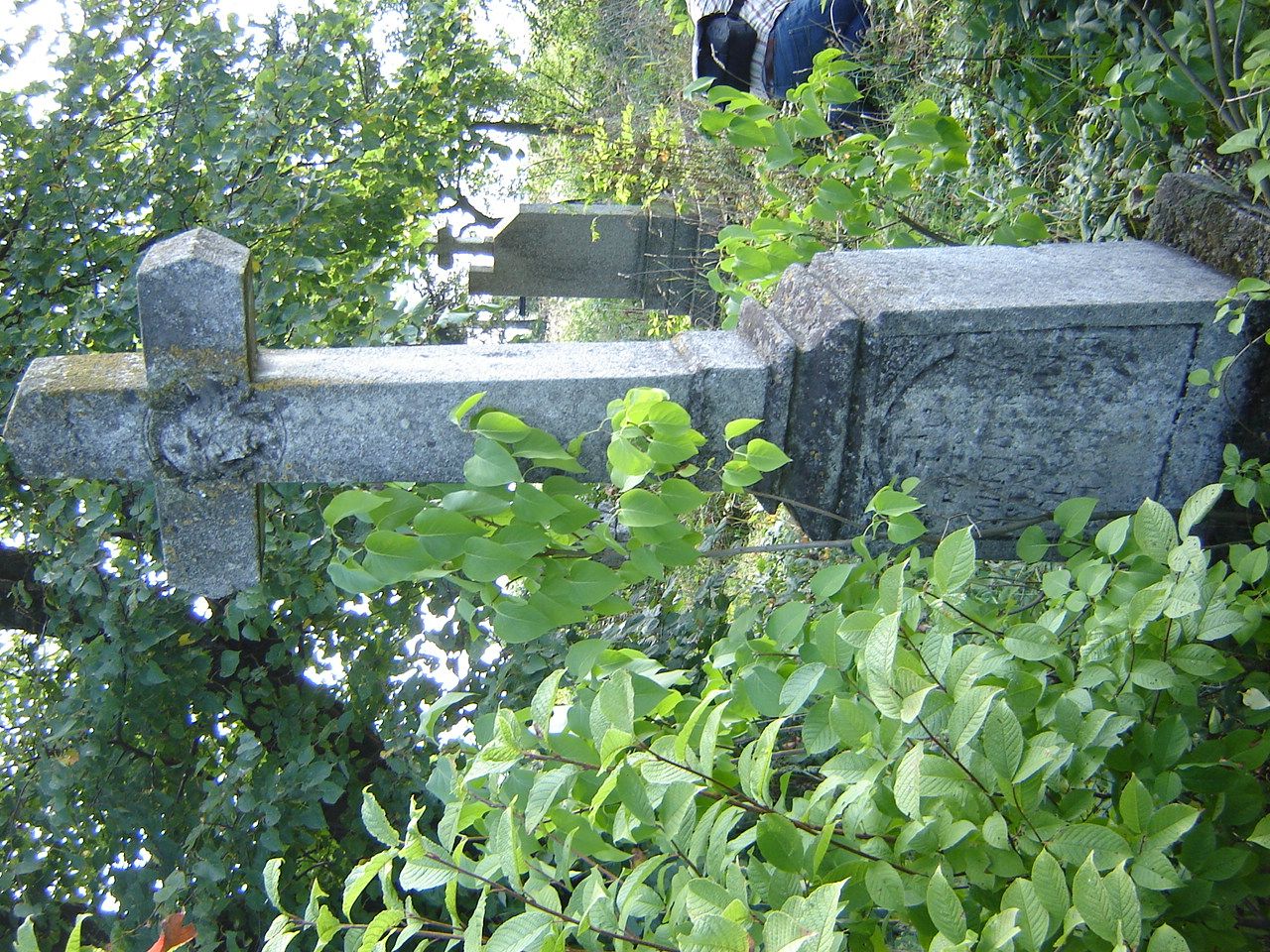 Tombstone of Maria Prus, cemetery in Olesza, as of 2007