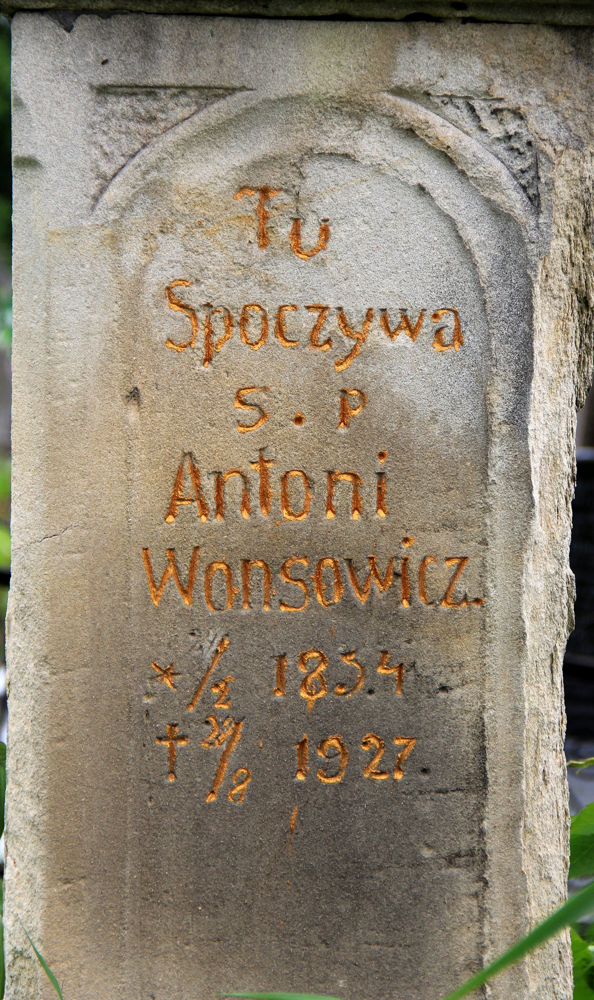 Photo montrant Nagrobek Antoniego Wonsowicza