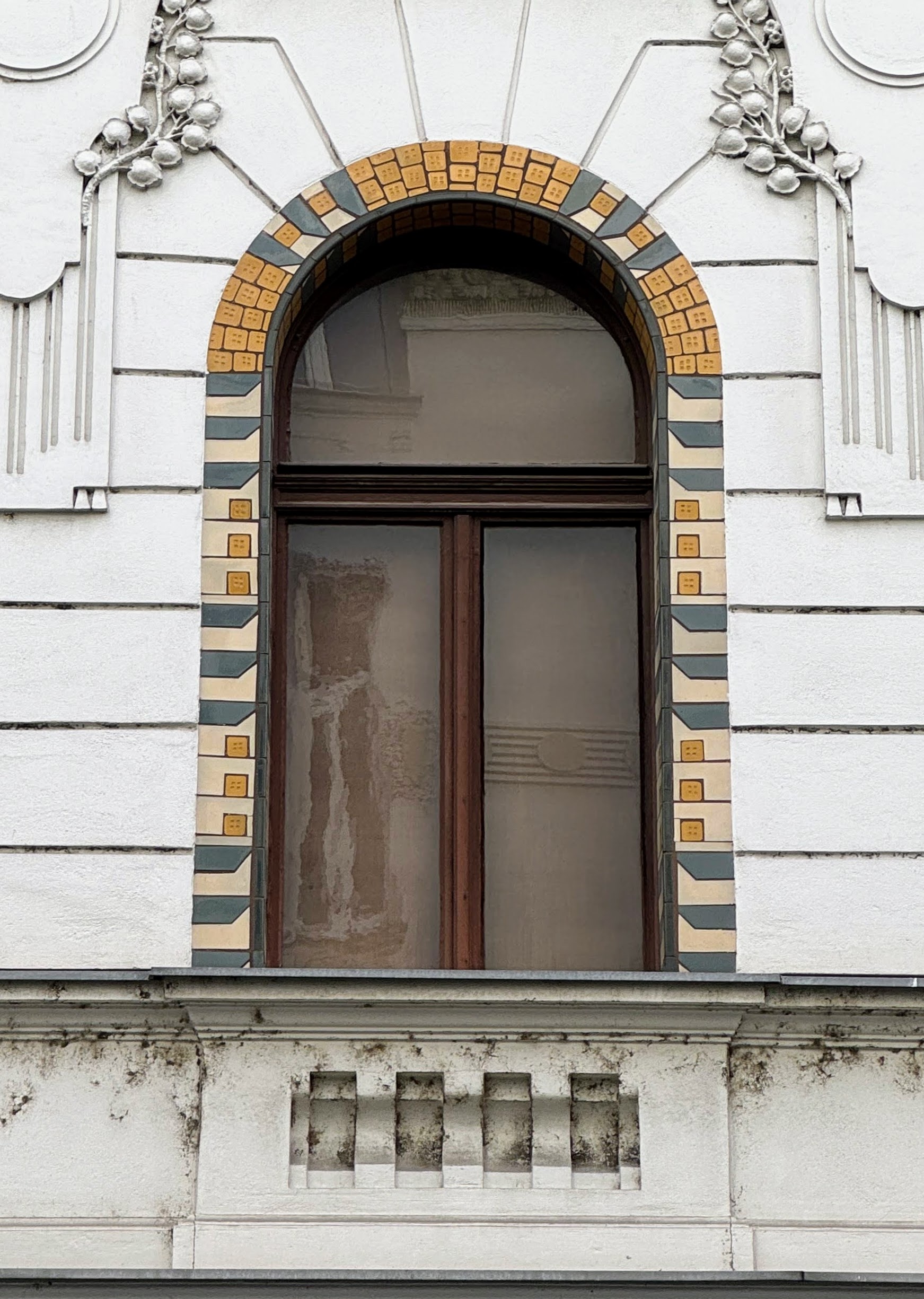 Fotografia przedstawiająca Secesyjne kamienice w Lublanie projektu architekta Roberta Smielowskiego