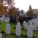 Fotografia przedstawiająca Groby polskich żołnierzy na cmentarzu wojennym Wspólnoty Narodów