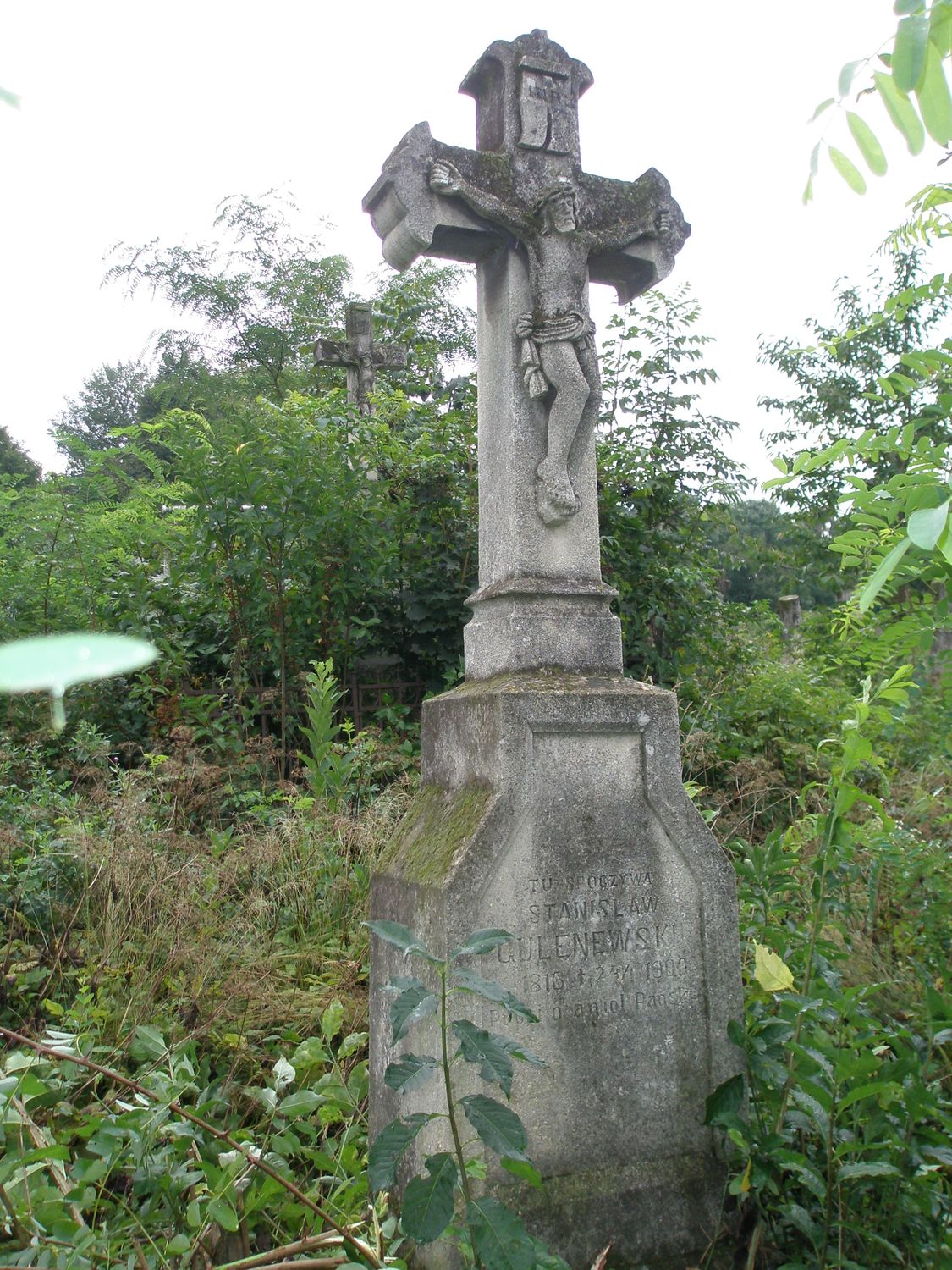 Tombstone of Stanislav Gulenewski from the cemetery in Monasterzyska, state from 2007