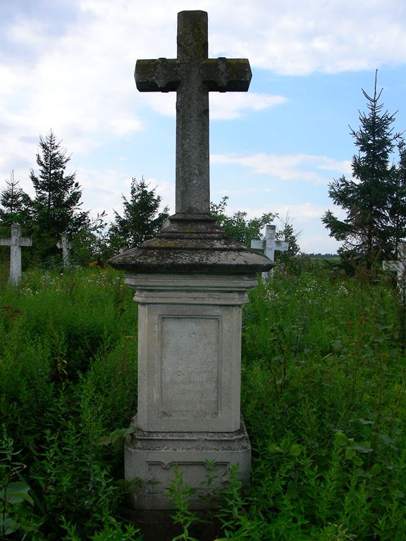 Tombstone of Jadwiga Kowalska, cemetery in Petlikowce Nowe, state from 2006